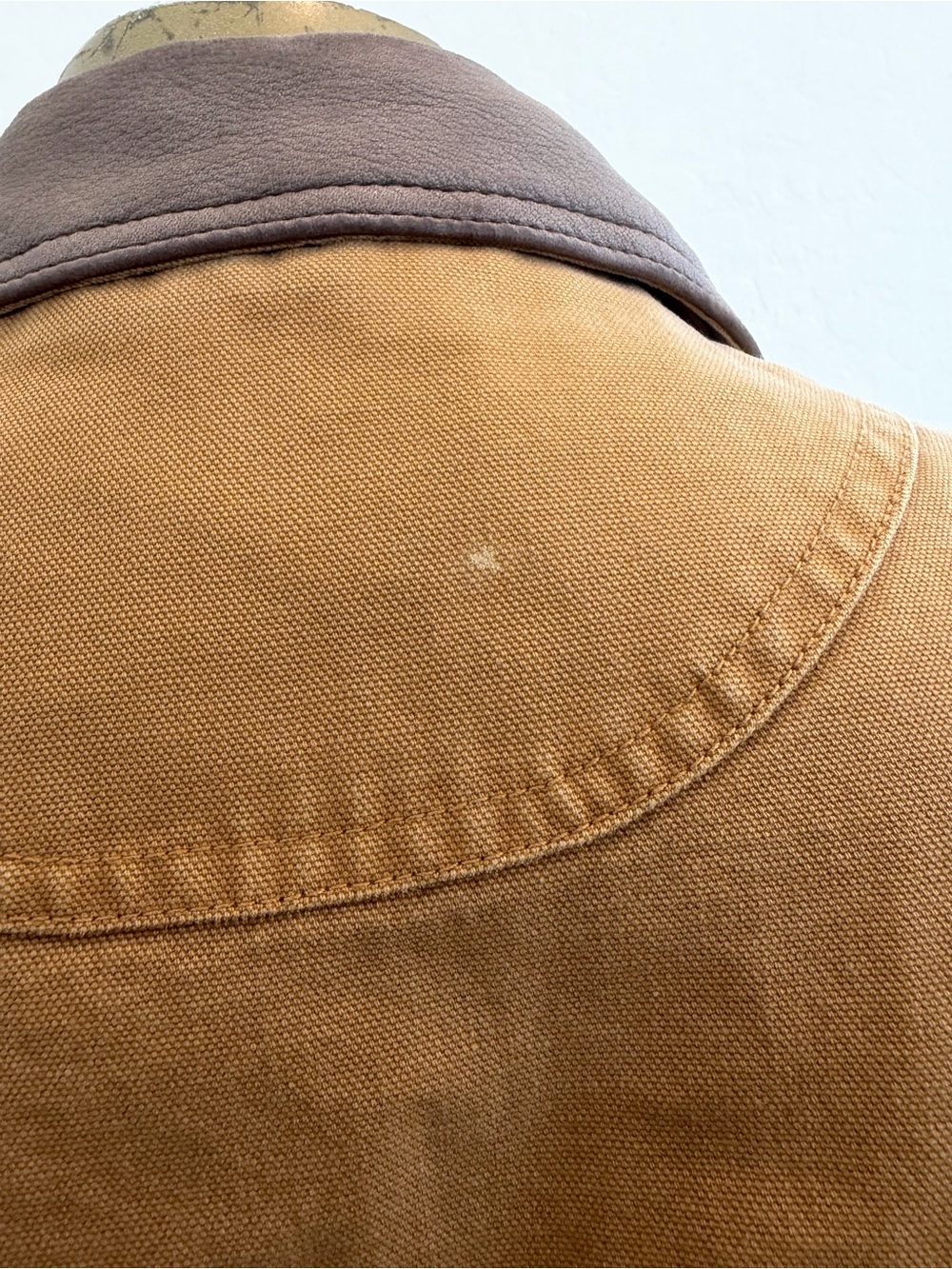Y2K Vintage Early Winters Sherpa Lined Organic Cotton Canvas Vest size XS - Picture 9 of 15